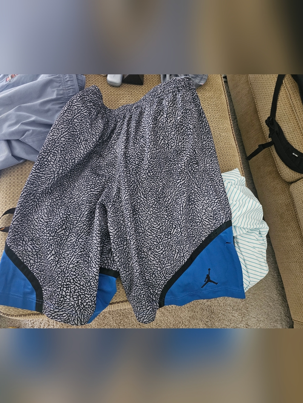Size XL - Jordan Elephant Print Basketball Shorts